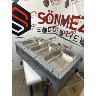 Sönmez Set Üstü Benmari 1/1 3 Lü Küvet 105x60x29 Cm