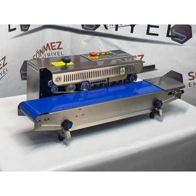Lavion FRB 770 Konveyörlü Otomatik Yatay Poşet Ağzı Kapatma Makinesi