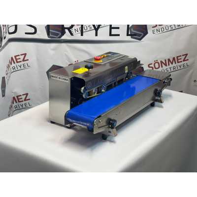 Lavion FRB 770 Konveyörlü Otomatik Yatay Poşet Ağzı Kapatma Makinesi