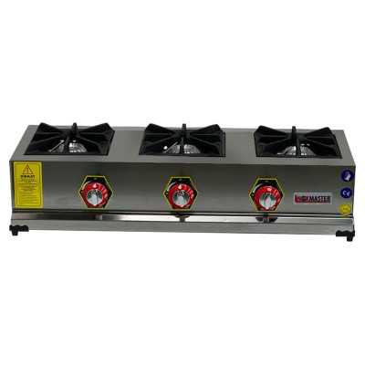 İnoxmaster 3'lü Mini Ocak Ce Belgeli Doğalgazlı