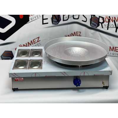Elektrikli Tantuni Ocağı Garnütürlü 50*75 Cm 4 Garnütürlü