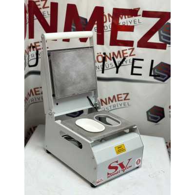 Sönmez Vakum 177 Oval Karton Tabak Kapatma Yapıştırma Makinesi Sönmez Vakum 177 Oval Karton Tabak Kapatma Yapıştırma Makinesi