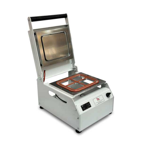 Sönmez Manuel Kase Kapatma 4 Gözlu Tabak Kapatma Makinesi White