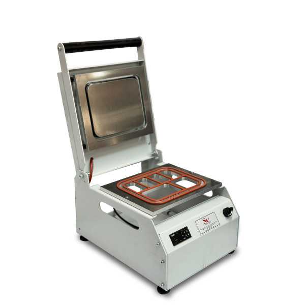 Sönmez Manuel 6 Bölmeli Kahvaltı Tabağı Kapatma Makinesi White