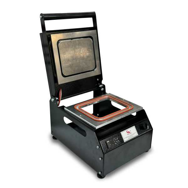 Sönmez SV 350 Manuel Tekli Kase Tabak Kapatma Makinesi Black