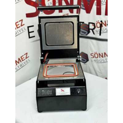 Sönmez SV 350 Manuel Tekli Kase Tabak Kapatma Makinesi Black