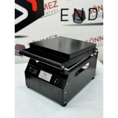 Sönmez Manuel 6 Bölmeli Kahvaltı Tabağı Kapatma Makinesi Black