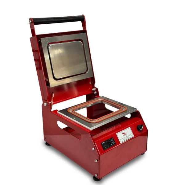 Sönmez SV 350 Manuel Tekli Kase Tabak Kapatma Makinesi Red