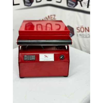 Sönmez SV 350 Manuel Tekli Kase Tabak Kapatma Makinesi Red