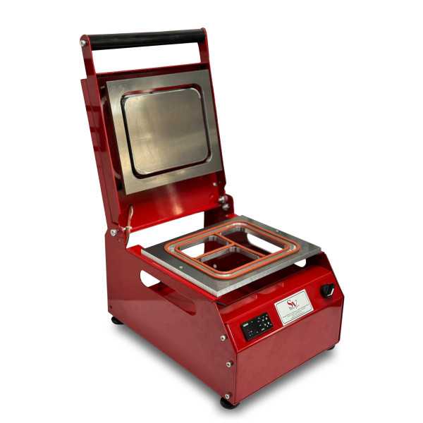 Sönmez Manuel Kase Kapatma 3 Gözlu Tabak Kapatma Makinesi Red