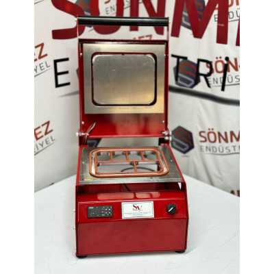 Sönmez Manuel 6 Bölmeli Kahvaltı Tabağı Kapatma Makinesi Red Sönmez Manuel 6 Bölmeli Kahvaltı Tabağı Kapatma Makinesi Red