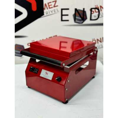 Sönmez Manuel 6 Bölmeli Kahvaltı Tabağı Kapatma Makinesi Red Sönmez Manuel 6 Bölmeli Kahvaltı Tabağı Kapatma Makinesi Red