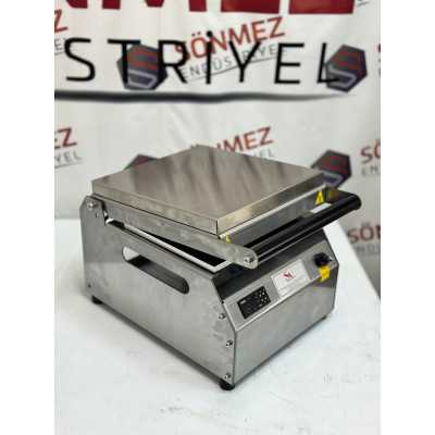 Sönmez Vakum 3 Bölmeli Paslanmaz Manuel Kase Kapatma Makinesi