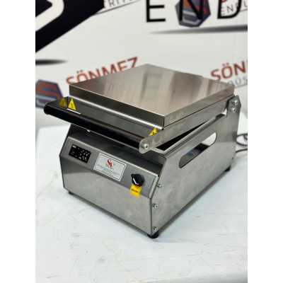 Sönmez Vakum 1 Bölmeli Paslanmaz Manuel Kase Kapatma Makinesi
