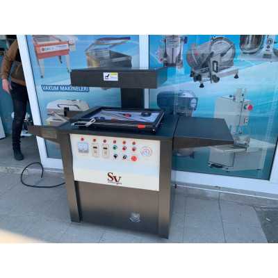 Sönmez Vakum Karton Üzeri Musluk Oyuncak Gümüş Paketleme Makinesi Skinpack Vakum Makinası