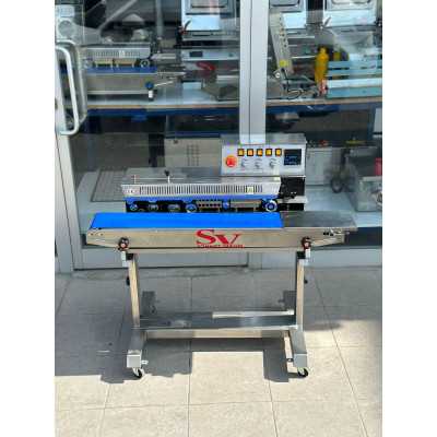 Lavion Frm-980 Gazlı Çerez Cips Gıda Paketleme Makinesi Yapıştırma Makinası Tarih Kodlamalı