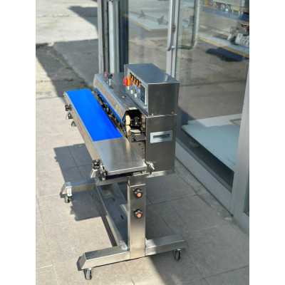 Lavion Frm-980 Gazlı Çerez Cips Gıda Paketleme Makinesi Yapıştırma Makinası Tarih Kodlamalı