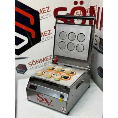 Sönmez Vakum 70 Mm Sos Kabı Yapıştırma Kapatma Makinesi Dürüm Sosu Paketleme Makinası