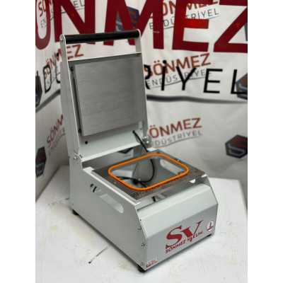 Sönmez Vakum Karton Tabak Yapıştırma Makinesi Su Böreği Döner Paketleme Makinası