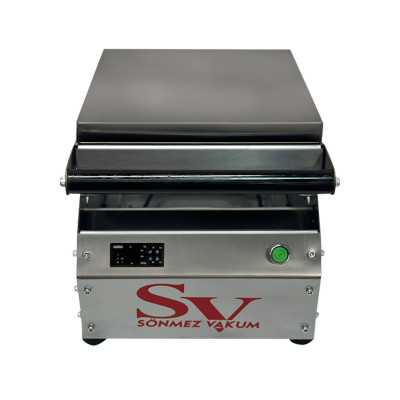 Sönmez SV 350 Manuel Tekli Kase Tabak Kapatma Makinesi Paslanmaz