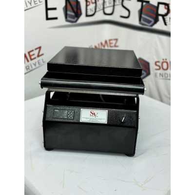 Sönmez Manuel Kase Kapatma 4 Gözlu Tabak Kapatma Makinesi Black