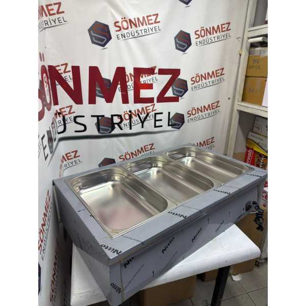 Sönmez Set Üstü Benmari 1/1 3 Lü Küvet 105x60x29 Cm