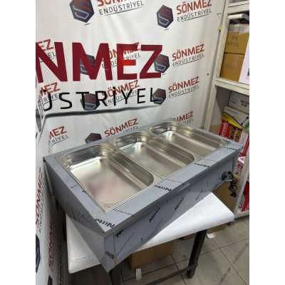 Sönmez Set Üstü Benmari 1/1 3 Lü Küvet 105x60x29 Cm