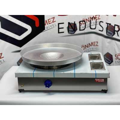 Paslanmaz Garnütürlü Tantuni Ocağı 50*70 Cm - Doğal Gazlı