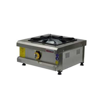 İnoxmaster Tekli Set Üstü Endüstriyel Ocak Ce Belgeli Doğalgazlı