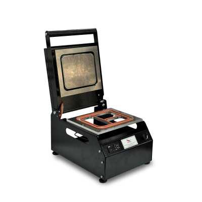 Sönmez Manuel Kase Kapatma 3 Gözlu Tabak Kapatma Makinesi Black