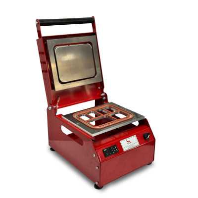 Sönmez Manuel 6 Bölmeli Kahvaltı Tabağı Kapatma Makinesi Red Sönmez Manuel 6 Bölmeli Kahvaltı Tabağı Kapatma Makinesi Red