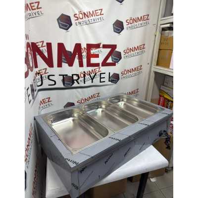 Sönmez Set Üstü Benmari 1/1 3 Lü Küvet 105x60x29 Cm